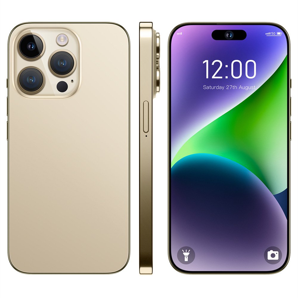 Original I15 Phone 14 Pro Max Neuf 7.3Inch 12gb + 1tb Clone Smartphone 8-core Celulares 14 Pro Max Unlocked Mobile Phone
